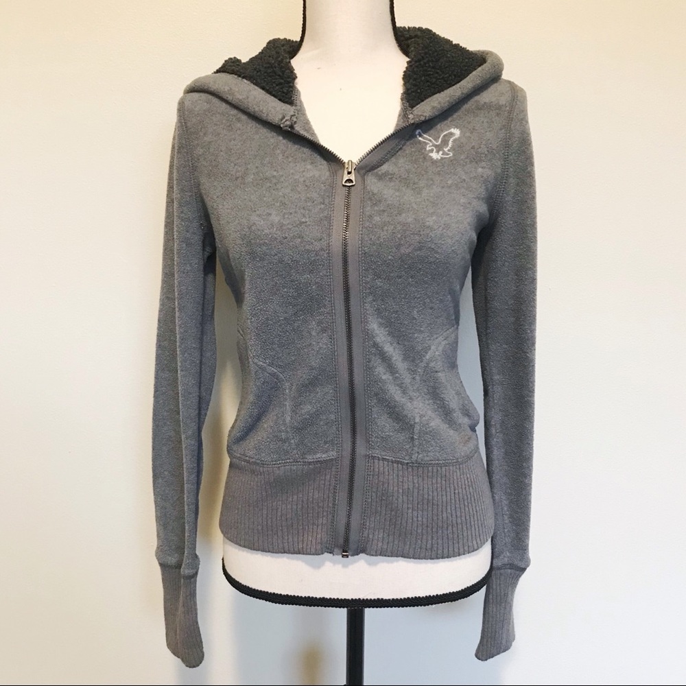 AE American Eagle Outfitters Hoodie Jacket 1977